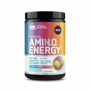 Optimum Nutrition ESSENTIAL AMIN.O. ENERGY® *new* Rainbow Sherbet - Notify Me 0.6 lb - Notify me España | MCVL-81756