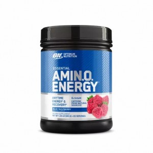 Optimum Nutrition ESSENTIAL AMIN.O. ENERGY® Blue Raspberry 1.29 lb (65 Servings) España | OJTE-01429