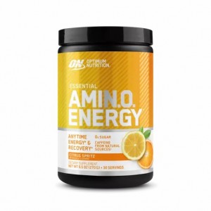 Optimum Nutrition ESSENTIAL AMIN.O. ENERGY® Citrus Spritz 0.6 lb (30 Servings) España | IRAK-50692