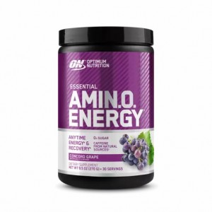 Optimum Nutrition ESSENTIAL AMIN.O. ENERGY® Concord Grape 0.6 lb (30 Servings) España | VFTJ-98075