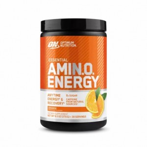 Optimum Nutrition ESSENTIAL AMIN.O. ENERGY® Orange 0.6 lb (30 Servings) España | LCQZ-08916