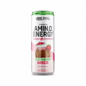 Optimum Nutrition ESSENTIAL AMIN.O. ENERGY+ Electrolytes Sparkling *new* Cocoberry Breeze 355ml * 12 Cans (12 Servings) España | EZOP-10548