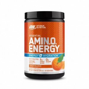 Optimum Nutrition Essential AMIN.O. ENERGY + Electrolytes Tangerine Wave 0.63 lb (30 Servings) España | BIUS-80947