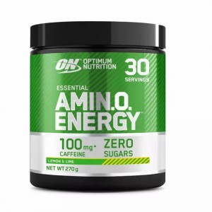 Optimum Nutrition Essential AMIN.O. Energy Lemon & Lime 270 grams (30 Servings) España | LEWY-15742