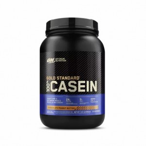 Optimum Nutrition GOLD STANDARD® 100% Casein Chocolate Peanut Butter 2 lb (25 Servings) España | PLHD-63475