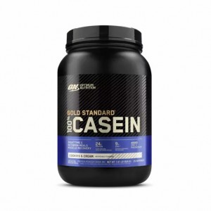 Optimum Nutrition GOLD STANDARD® 100% Casein Cookies & Cream 2 lb (25 Servings) España | RZJG-32509