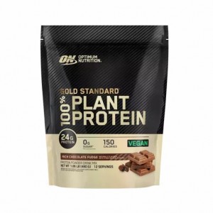 Optimum Nutrition GOLD STANDARD® 100% Plant Rich Chocolate Fudge 1.06 lb (12 Servings) España | WIEF-92341