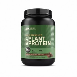 Optimum Nutrition GOLD STANDARD® 100% Plant Rich Chocolate Fudge 1.76 lb (20 Servings) España | SRZW-20198