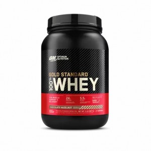 Optimum Nutrition GOLD STANDARD 100% WHEY™ Chocolate Hazelnut 2 lb (27 Servings) España | TAEK-15862