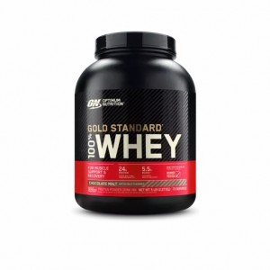 Optimum Nutrition GOLD STANDARD 100% WHEY™ Chocolate Malt 5 lb (73 Servings) España | AKES-52478