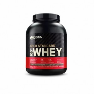 Optimum Nutrition GOLD STANDARD 100% WHEY™ Double Rich Chocolate 5 lb (74 Servings) España | SZRY-67108