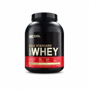 Optimum Nutrition GOLD STANDARD 100% WHEY™ Vainilla Ice Cream 4 lb (58 Servings) España | XVJU-73528