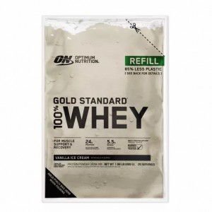 Optimum Nutrition GOLD STANDARD 100% WHEY™ Recyclable Refill Bag Vainilla Ice Cream 2 lb (29 Servings) España | OGWU-67819