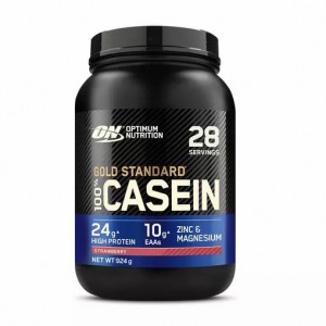 Optimum Nutrition Gold Standard 100% Casein Strawberry Delight 924 grams (28 Servings) España | QICY-46180