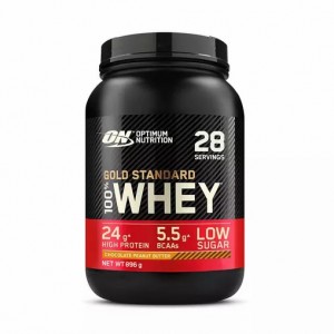 Optimum Nutrition Gold Standard 100% Whey Proteina Chocolate Peanut Butter 896 grams (28 Servings) España | IEGQ-89025