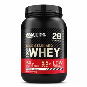 Optimum Nutrition Gold Standard 100% Whey Proteina Cookies & Cream 896 grams (28 Servings) España | PBZN-56378