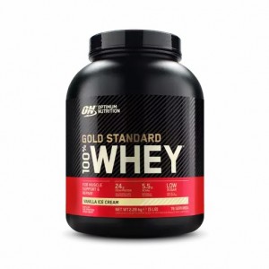 Optimum Nutrition Gold Standard 100% Whey Proteina Vainilla Ice Cream 2.28 kg (76 Servings) España | ASGD-34120