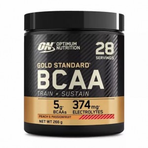 Optimum Nutrition Gold Standard BCAA Train + Sustain Peach & Passion Fruit 266 grams (28 Servings) España | MHWV-12490