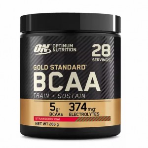 Optimum Nutrition Gold Standard BCAA Train + Sustain Strawberry Kiwi 266 grams (28 Servings) España | VYGI-27165