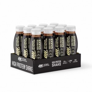 Optimum Nutrition Optimum Protein Shake Chocolate 3960 ml (12 bottles) España | JMVG-85463