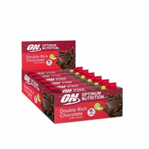 Optimum Nutrition Plant Protein Bar Double Rich Chocolate 720 grams (12 Bars) España | ZEPW-69753