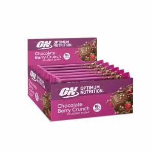 Optimum Nutrition Protein Bar Chocolate Berry Crunch 720 grams (12 Bars) España | JXPV-40653