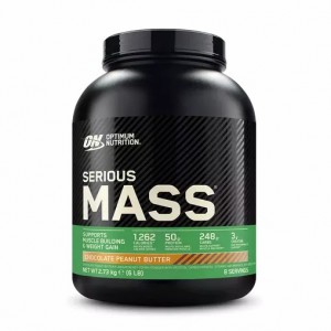 Optimum Nutrition Serious Mass Chocolate Peanut Butter 2.73 kg (8 Servings) España | TQSF-63918