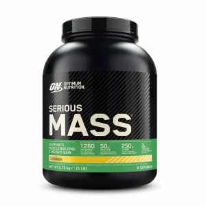 Optimum Nutrition Serious Mass Gainer Banana 2.73 kg (8 Servings) España | HILR-92587