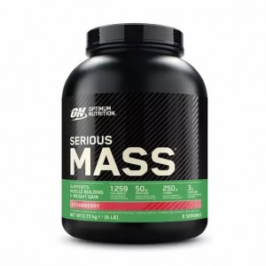 Optimum Nutrition Serious Mass Gainer Strawberry 2.73 kg (8 Servings) España | XFET-18364