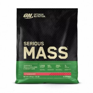 Optimum Nutrition Serious Mass Gainer Strawberry 5.45 kg (16 Servings) España | JIAE-96580