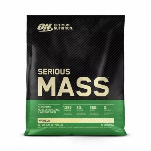 Optimum Nutrition Serious Mass Gainer Vainilla 5.45 kg (16 Servings) España | LUQT-58614