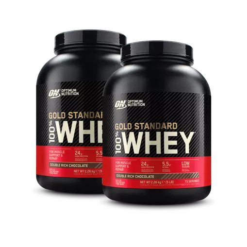 Optimum Nutrition 2x Gold Standard 100% Whey Proteina (2.27kg) España | VTHN-12836