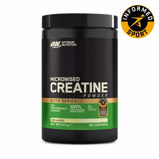 Optimum Nutrition Creatine Powder - Elite Series 186 Serving (634 grams) España | JGRI-69802