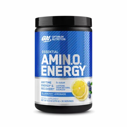 Optimum Nutrition ESSENTIAL AMIN.O. ENERGY® Blueberry Lemonade 0.6 lb (30 Servings) España | PTXM-46293