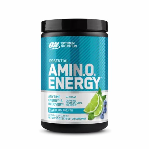 Optimum Nutrition ESSENTIAL AMIN.O. ENERGY® Blueberry Mojito 0.6 lb (30 Servings) España | KBTJ-45726