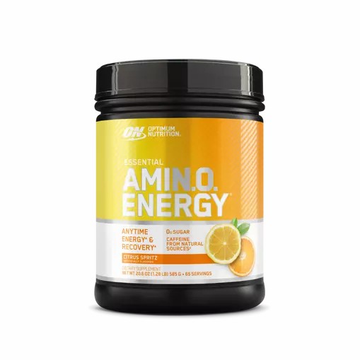 Optimum Nutrition ESSENTIAL AMIN.O. ENERGY® Citrus Spritz 1.29 lb (65 Servings) España | FGRK-73609