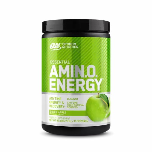 Optimum Nutrition ESSENTIAL AMIN.O. ENERGY® Green Apple 0.6 lb (30 Servings) España | QKEC-95604