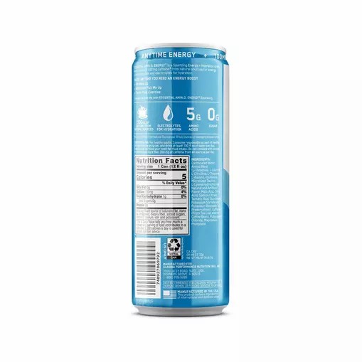 Optimum Nutrition ESSENTIAL AMIN.O. ENERGY+ Electrolytes Sparkling *new* Blue Raspberry Rush 355ml * 12 Cans (12 Servings) España | NMTG-43801