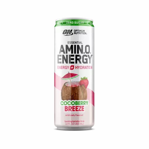 Optimum Nutrition ESSENTIAL AMIN.O. ENERGY+ Electrolytes Sparkling *new* Cocoberry Breeze 355ml * 12 Cans (12 Servings) España | EZOP-10548