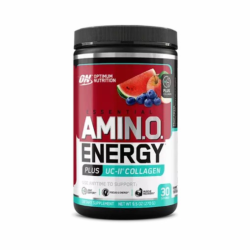 Optimum Nutrition Essential AMIN.O. ENERGY + UC-II Collagen 0.6 lb (30 Servings) España | JPLK-01439