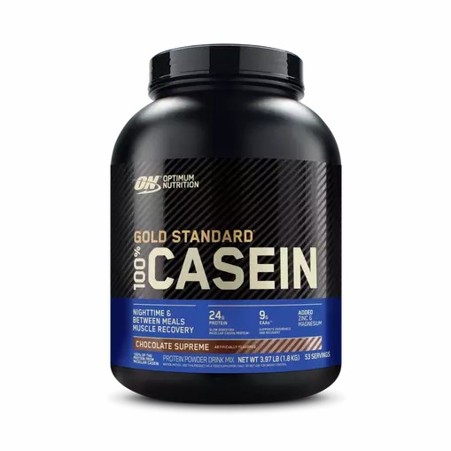 Optimum Nutrition GOLD STANDARD® 100% Casein Chocolate Supreme 4 lb (53 Servings) España | HTPD-07523