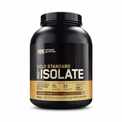 Optimum Nutrition GOLD STANDARD® 100% Isolate Chocolate Bliss 3 lb (44 Servings) España | LRBM-39678