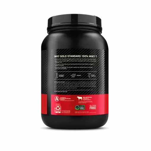 Optimum Nutrition GOLD STANDARD 100% WHEY™ Banana Cream 2 lb (29 Servings) España | HTEA-96023