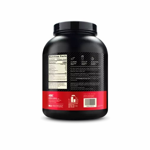 Optimum Nutrition GOLD STANDARD 100% WHEY™ Banana Cream 5 lb (73 Servings) España | PQAR-73605