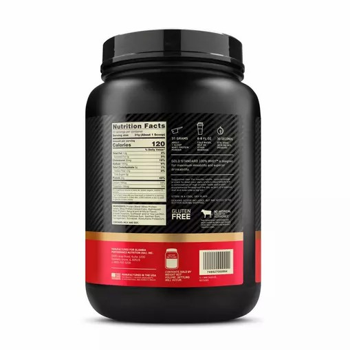 Optimum Nutrition GOLD STANDARD 100% WHEY™ Cinnamon Roll 1.5 lb (22 Servings) España | DVQO-42065