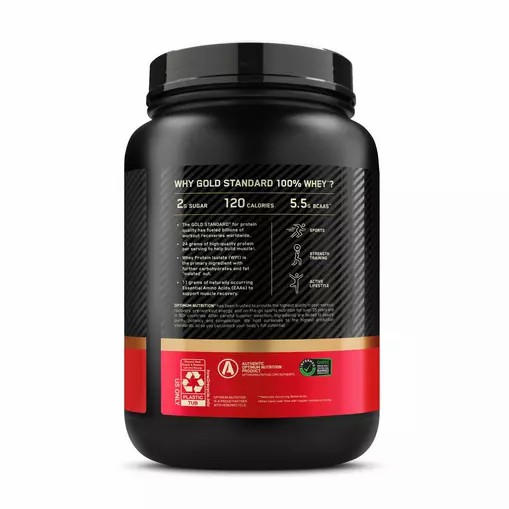 Optimum Nutrition GOLD STANDARD 100% WHEY™ Cinnamon Roll 1.5 lb (22 Servings) España | DVQO-42065