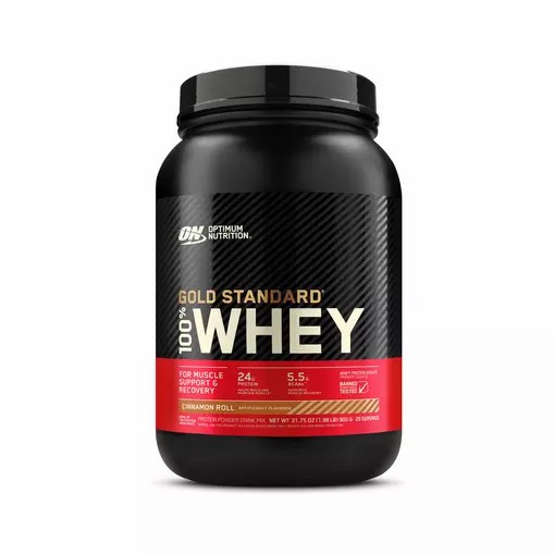 Optimum Nutrition GOLD STANDARD 100% WHEY™ Cinnamon Roll 2 lb (29 Servings) España | EOWT-46037