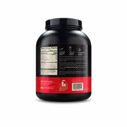 Optimum Nutrition GOLD STANDARD 100% WHEY™ Delicious Strawberry 5 lb (73 Servings) España | VTHD-86930