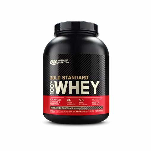 Optimum Nutrition GOLD STANDARD 100% WHEY™ Double Rich Chocolate 4 lb (58 Servings) España | DXTH-80532