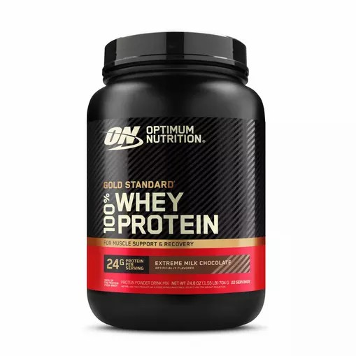 Optimum Nutrition GOLD STANDARD 100% WHEY™ Extreme Milk Chocolate 1.5 lb (22 Servings) España | QMNT-05763